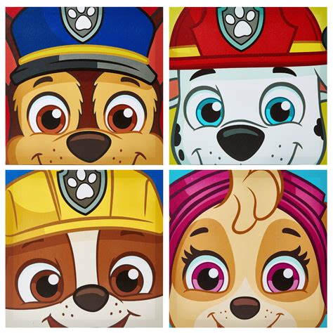 paw patrol wall art